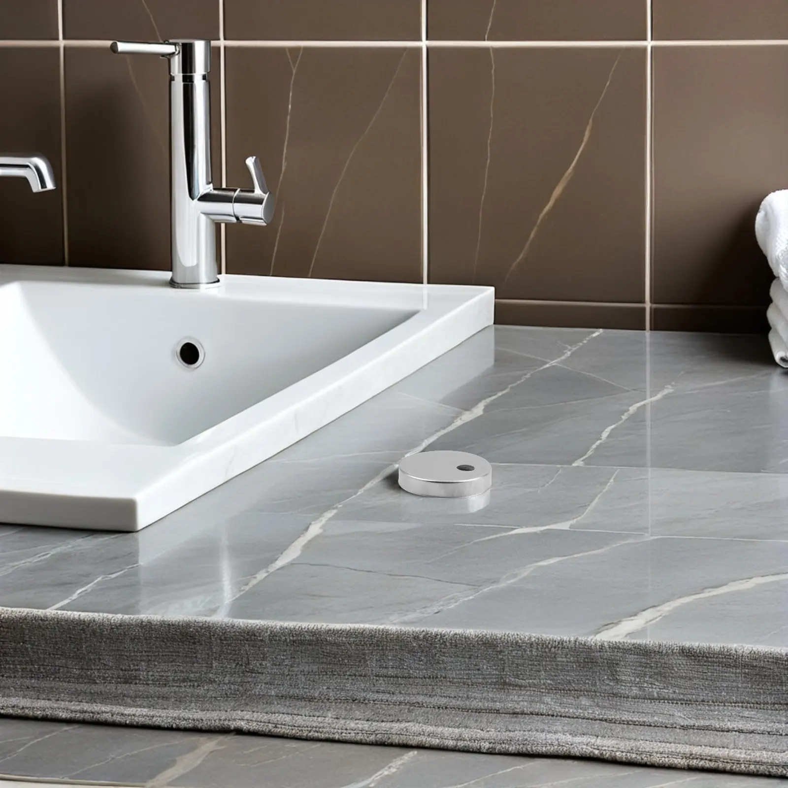 

8 шт. декоративных накладок на петли для унитаза из нержавеющей стали, сменные крепления для сиденья унитаза