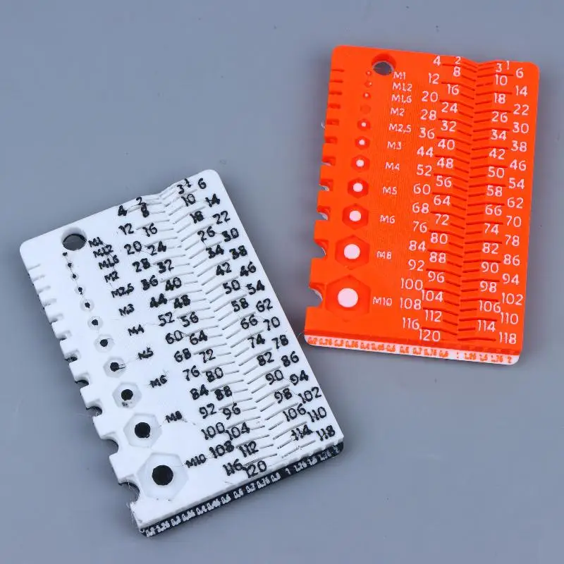 M1-M10 Schrauben- und Bolzenmesswerkzeug, langlebig, tragbar, Werkstattmessgerät, perfektes Geschenk für Heimwerker und Heimreparaturen. – Detail 10