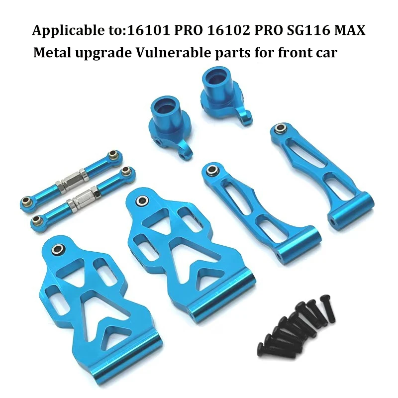 16101 PRO 16102 PRO SG116 MAX PRO RC auto 1:16 blauw verbeterde metalen reserveonderdelen model 4WD/originele reserveonderdelen aandrijfas tandwiel