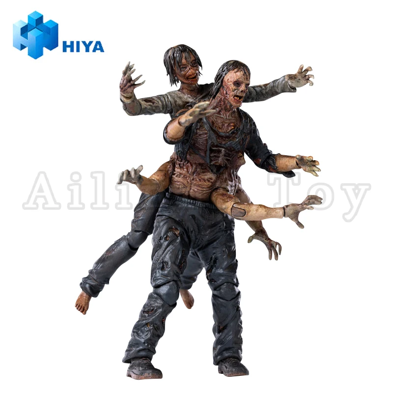 [Pre-Order]HIYA 1/18 4inch Action Figure Exquisite Mini Series The Walking Dead Dead City Walker King Anime Free Shipping