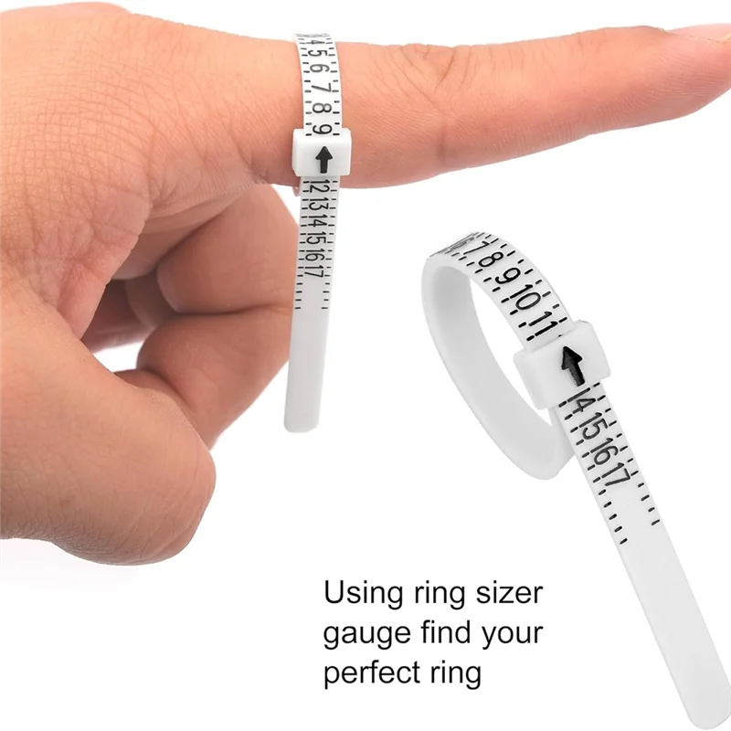 

Sturdy 10 Pcs Ring Sizer Measuring Tool Set Includes Ring Mandrel, Ring Sizer Gauge, Ring Sizer Adjuster,Jewelry Polishing Cloth