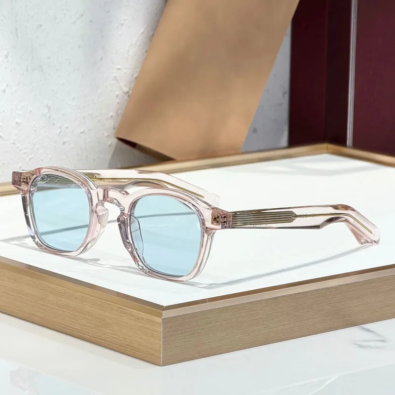 

Handmade Sunglasses Style Brand Fashion Design Top QualityClassical Thick Acetate Star Style Japanese Men Women UV400 with Case