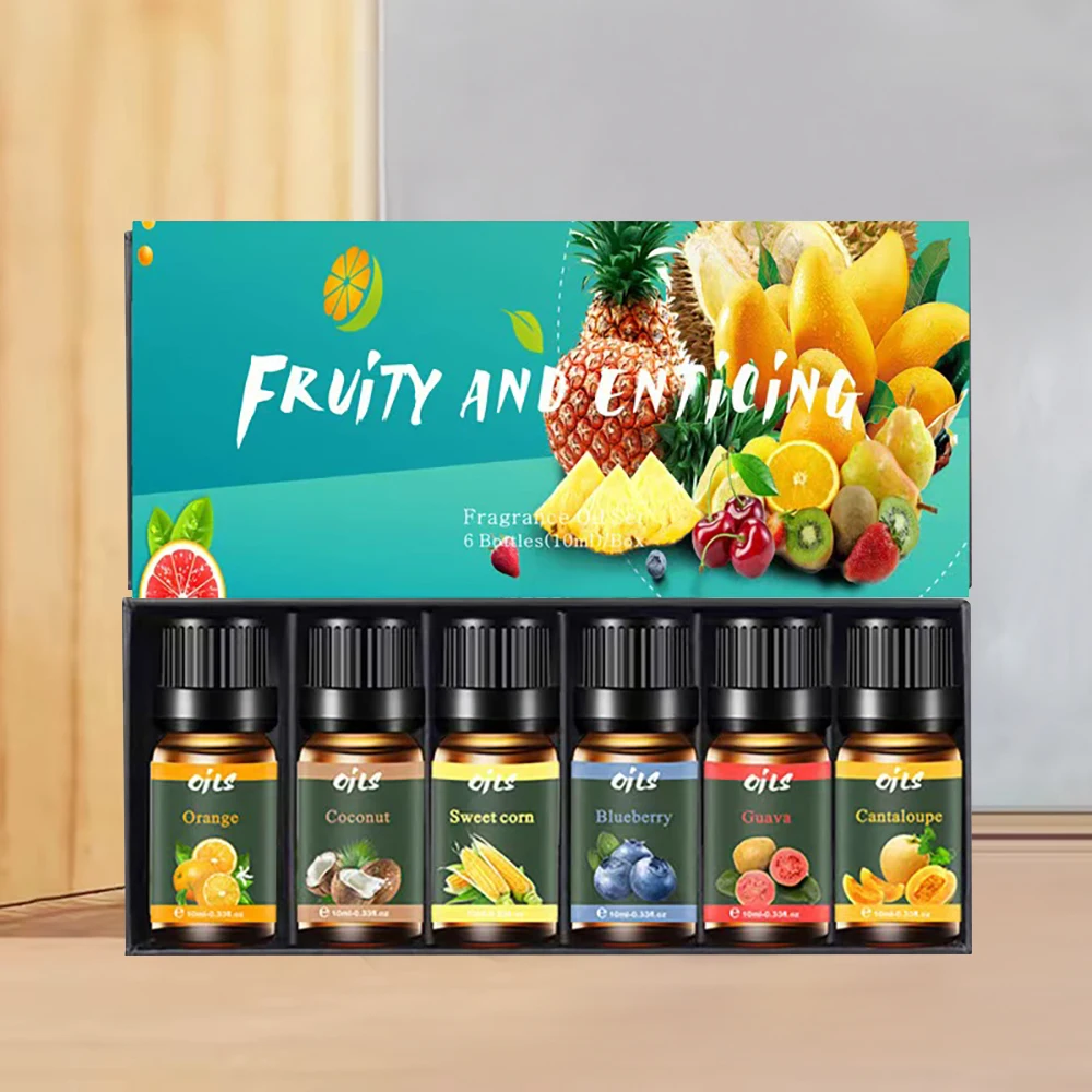 

Tropical Escape Essential Oil Bundle 6 Vibrant Scents - From Zesty Orange to Creamy Coconut Diffuser Blends