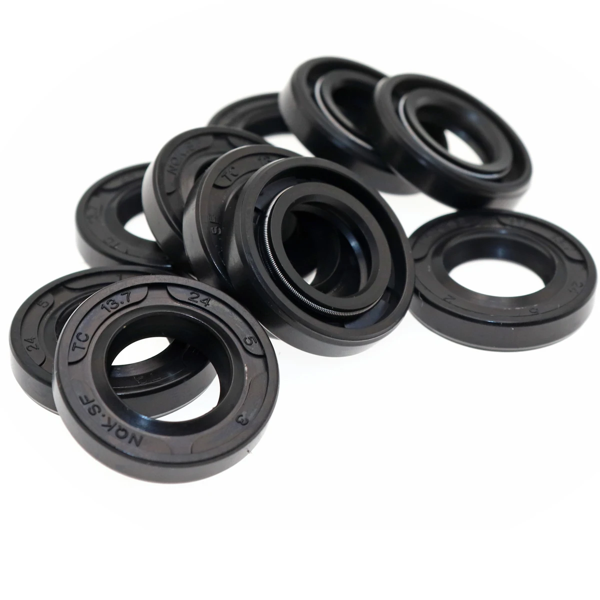 10 Uds TC 13,7X24X5 13,8X24X5 NBR FKM DALUO sellos de eje