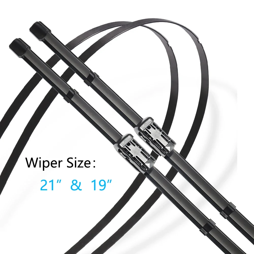 2x For Seat Ibiza 6L MK3 2003 2004 2005 2006 2008 Winshield Windscreen Wipers Blades Front Rear Window Car Accessories Cleaning