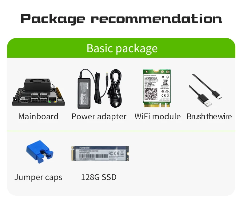 Jetson Orin Nano Super Kits 4GB 8GB 34TOPS 67TOPS AI Development Kit Embedded Developer Board Edge Computing Bbox