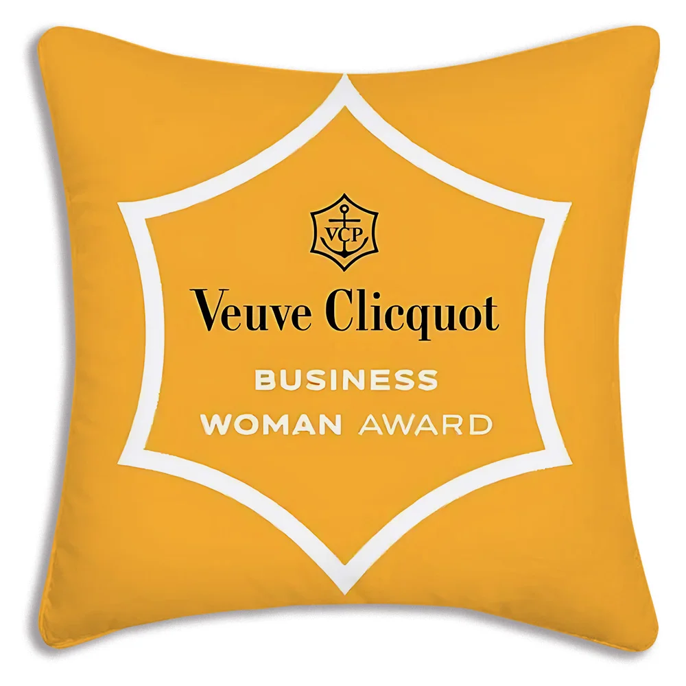 Pillow Covers Cartoon Decorative Home Double-sided Printing Short Plush Cushion Cover V-venezuelaS V-veuve Clicquot PonsardinS