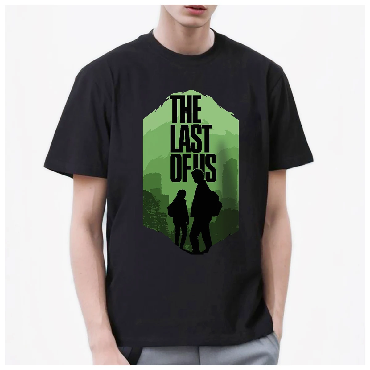 Game THE LAST OF US PS Naughty Dog joel printed men's t shirt Women Fashion 100% Cotton summer casual Breathable Couple Tops