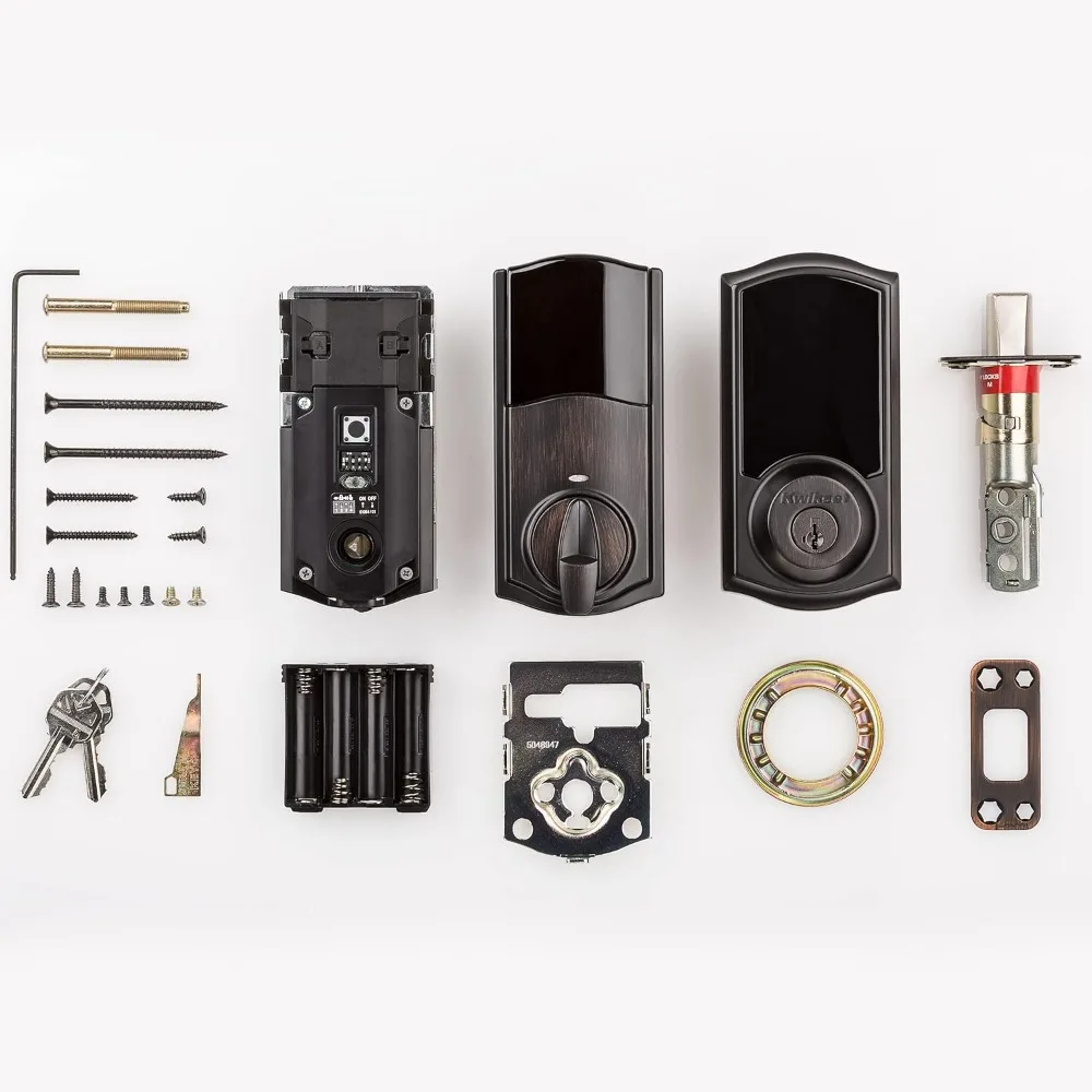 Cerradura inteligente SmartCode 916 Z-Wave, cerradura de puerta Compatible con anillo de entrada sin llave, cerrojo electrónico con pantalla táctil, SmartKey Re-Key Secu