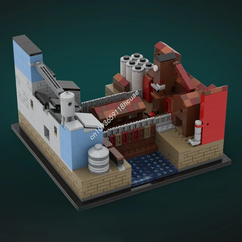 1070pcs MOC 2Fort Team Fortress 2 nan Building Blocks Christmas Gift Holiday Time-Killing Challenge Set Advanced Collector