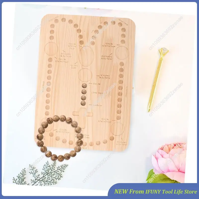 

Деревянная доска для четок, цветные карты для четок, браслет «сделай сам», помощник, инструмент, ожерелье, браслеты, дизайнерская доска, новинка