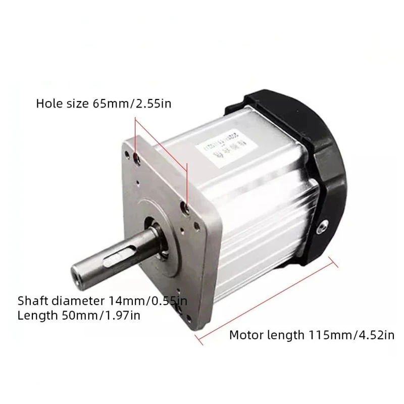 ماكينة صنفرة حزام النجارة WS-80 ماكينة خرز بوذا، محرك بدون فرشاة عالي الطاقة قابل للتعديل سرعة 220 فولت مجموعة محرك تيار مستمر #4