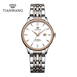 TIAN WANG Women's Watches Woman Business Mechanical Watch Ladies Watches Simple Lady Watchs Steel Automatic Wristwatch Clock