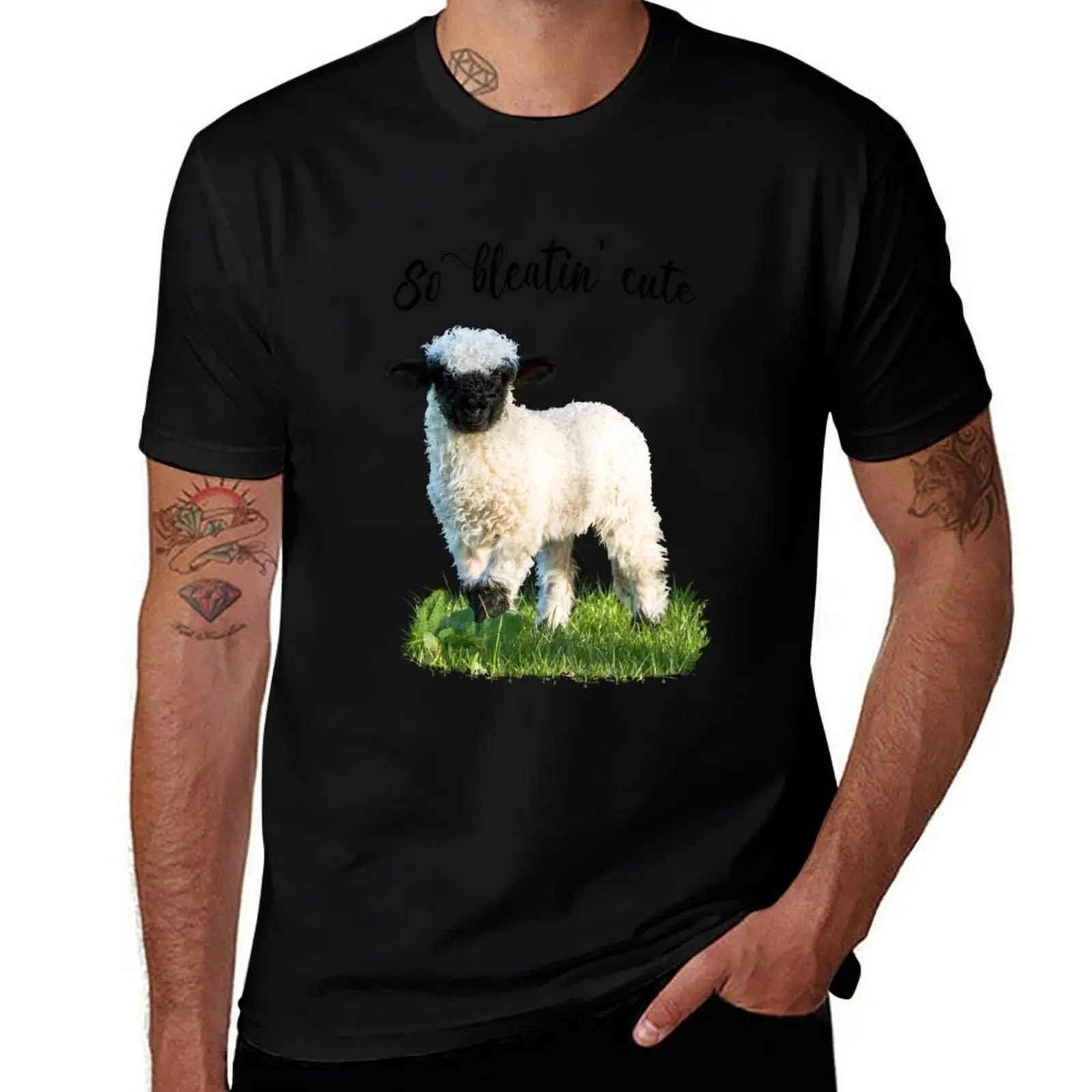 

Valais Blacknose Lamb - So bleatin cute T-Shirt t shirt man luxury funny t shirts cotton T-Shirt