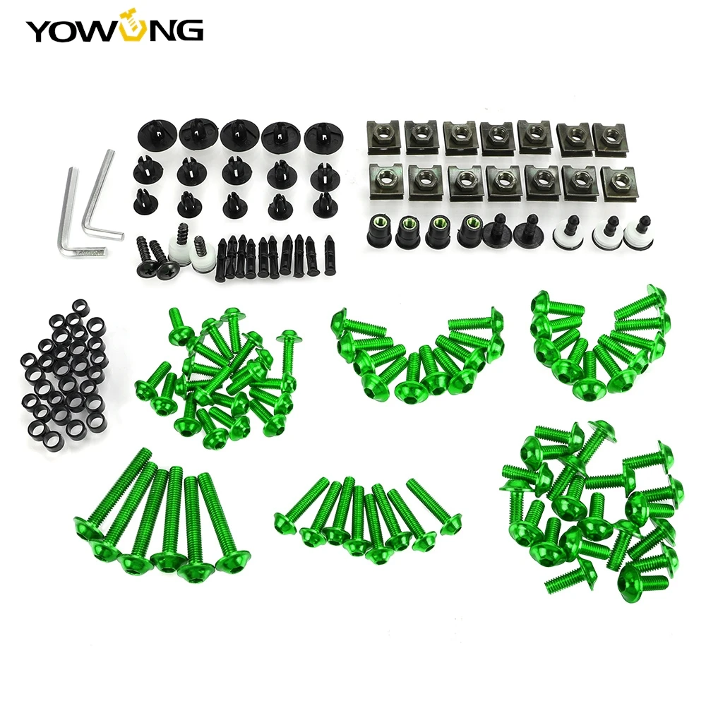 

For Kawasaki Z900 Z750 Z800 Z650 Z1000 ER6N Versys 650 ZX6R ZX10R Ninja 400 300 New Motorcycle Fairing Bolts Body Screws Nuts