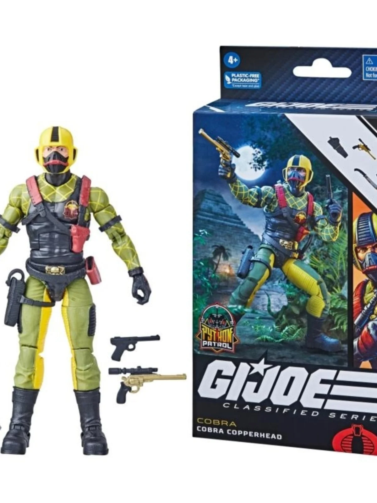 Hasbro G.I.J. Special Forces Cobra Python Patrol Copperhead Snake 6 