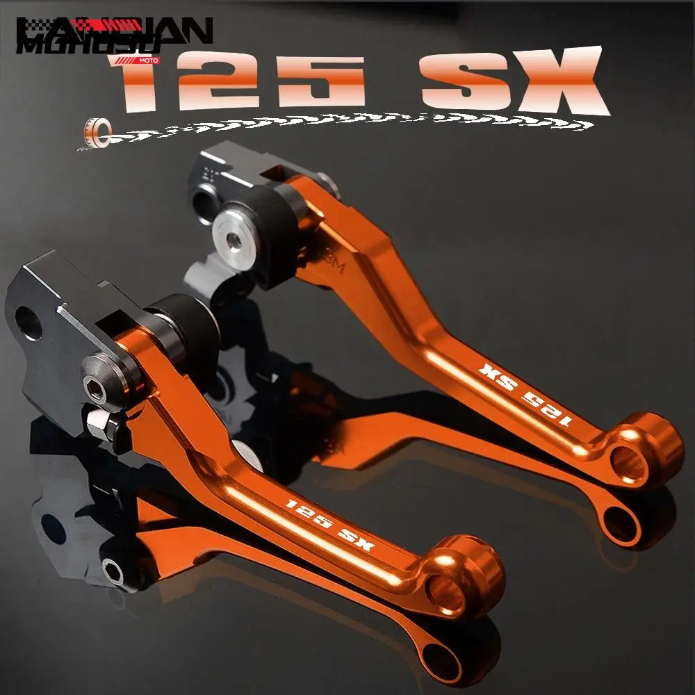 

125SX Brake Clutch Lever Dirt Pit Bike Brake Clutch Levers Grips For 125 SX XC-W 125SX 125XCW 2004-2018 2015 2016 2017 Parts