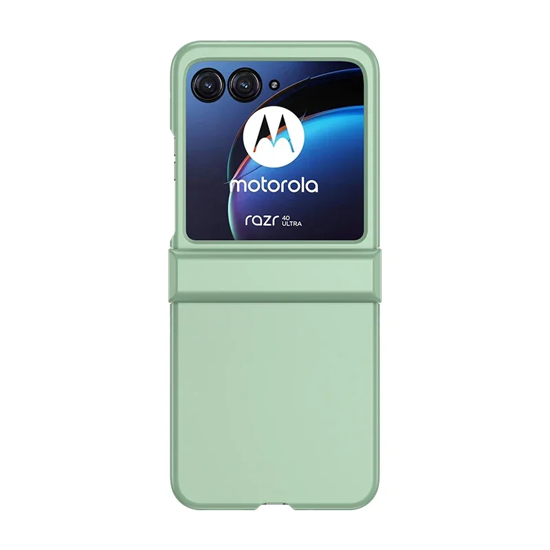 Skin Feel Case for Motorola Razr 40 50 Moto Razr40 Razr50 Ultra 5G Solid Color 3-piece Hinge Set Protection Anti-Scratch Cover