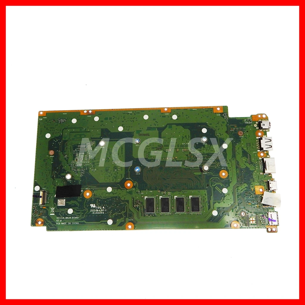 X512JA  Mainboard X712JA X712J X512JP X512JF S512J A512J K512J F512J V5000J Laptop Motherboard i3 i5 i7-10th Gen CPU 4GB 8GB-RAM