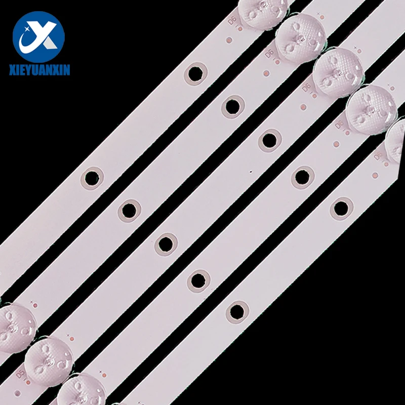 5pcs 1078mm 3V TV LED Backlight Strip For 55inch KJ55D09-ZC22AG-05/07/01/01E AWOX DJT55SH Tv Repair Spare Part