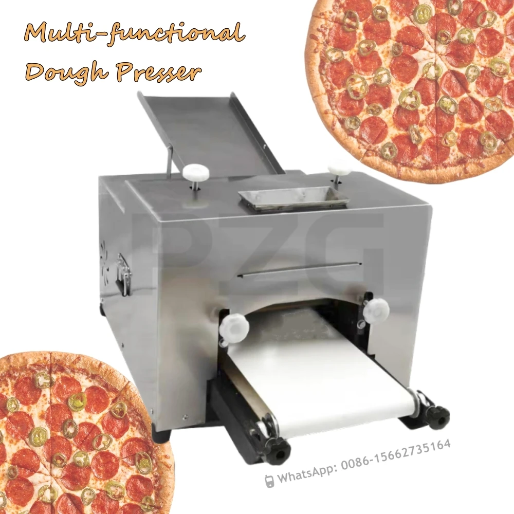 

Automatic Size Customized Pizza Dough Roller Press Machine Pizza Crust Pressing Making Machine Pizza Moulding Machine