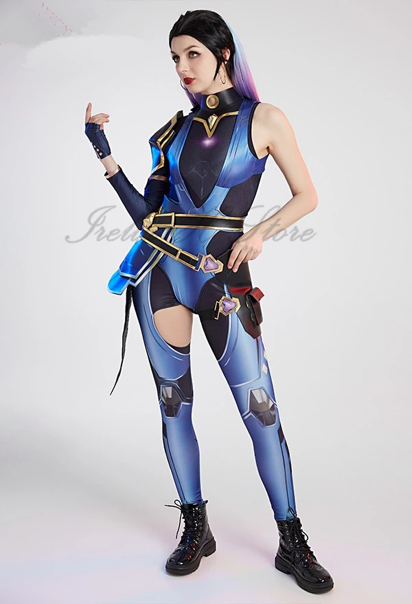 Irelia H Store Valorant Reyna Cosplay Costume Reyna Jumpsuit Halloweem Costumes