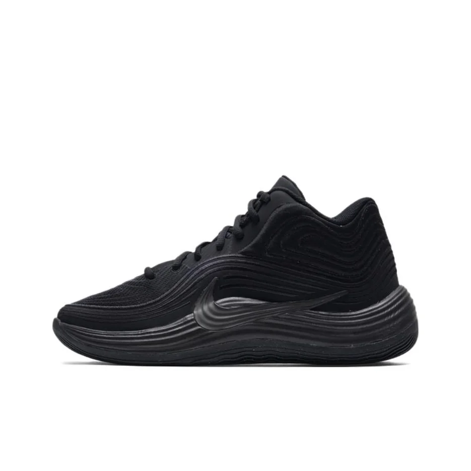 Nike Precision 8 Mid top Basketball Shoes Men's Black IH1105-001