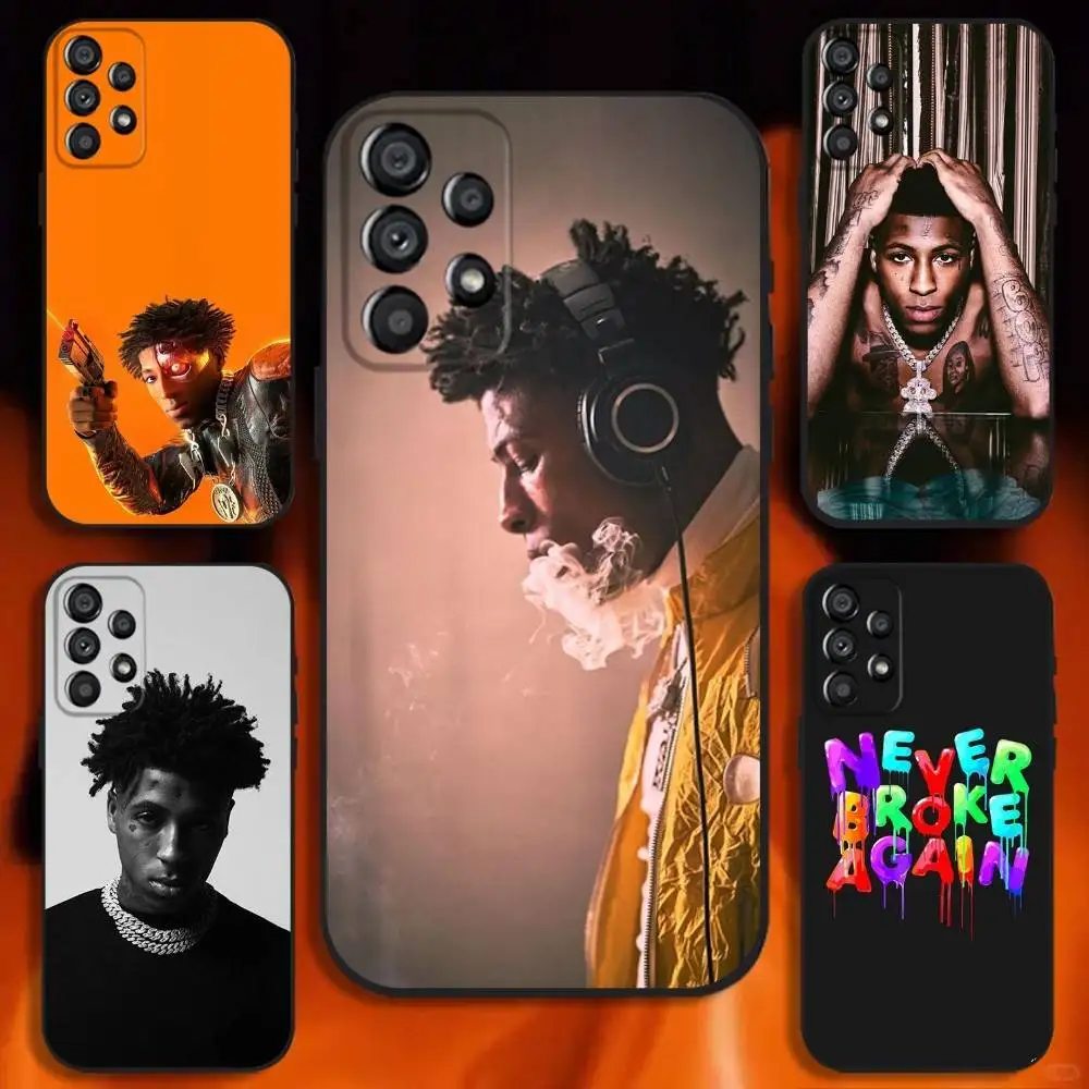 

Youngboy Never Broke Again Phone Case For Samsung Galaxy A20,A21s,A22,A31,A32,A52,A53,A72,73,A80 Soft Black Cover
