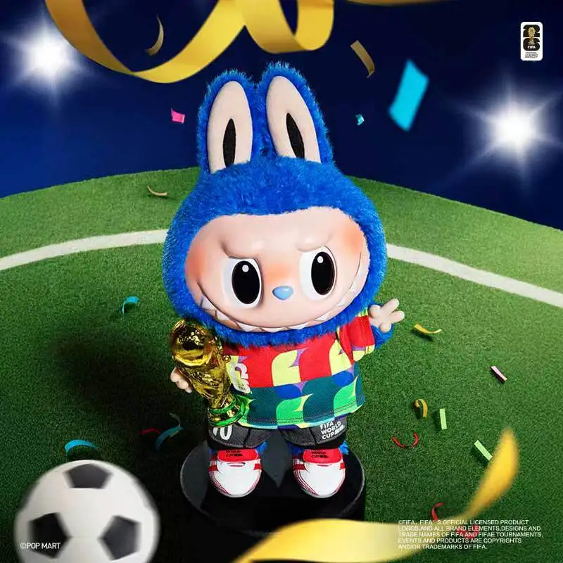 

POPMART THE MONSTERS x FIFA World Cup Series Catch the Win Vinyl 38cm labubu Doll creative surprise collection gift Decoration