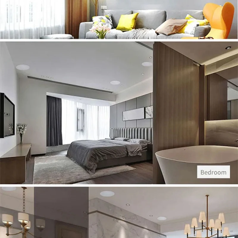 FFYY-Built-In Amplifier Full Range Bluetoothback Cover Home Theater Background Music Ceiling Speaker