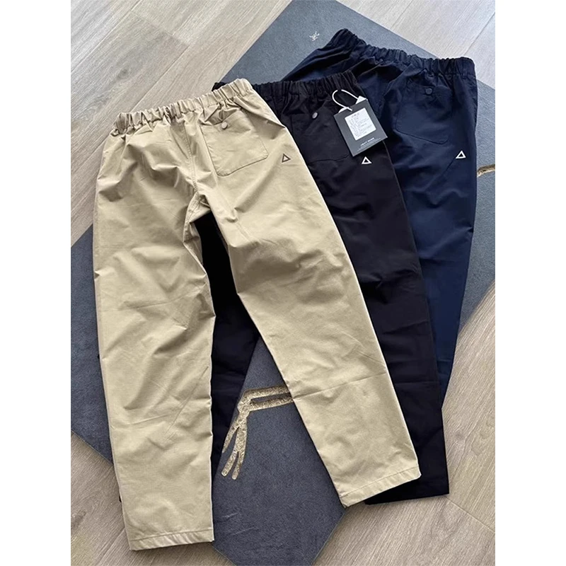 

Men's Outdoor Climbing Pants Waterproof e Label Spring Autumn Straight Leg Casual Trousers Youth Active Sle Long Pants