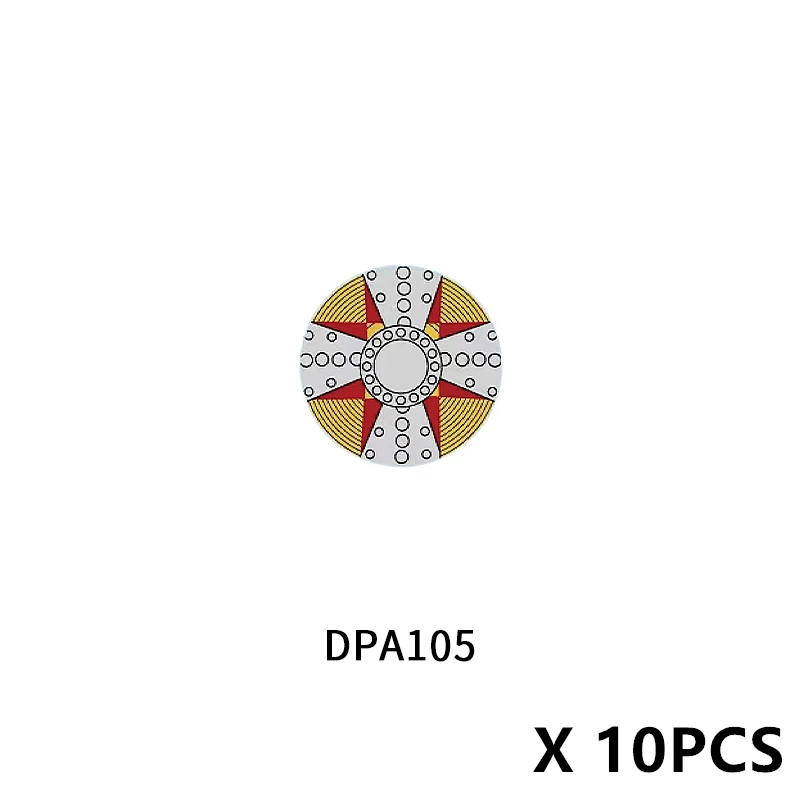 PJT060 10 قطعة الطوب فارس القرون الوسطى الإبداعية درع نموذج اللبنات اكسسوارات سلاح عمل أرقام لعب للأطفال