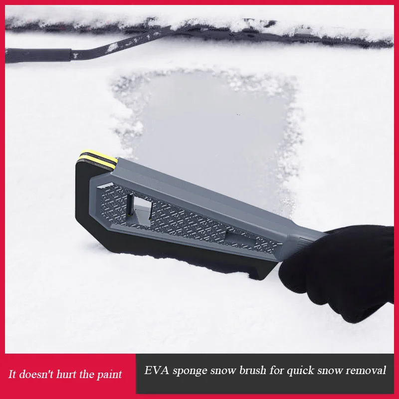 Multifunctional Car Snow Shovel Aluminum alloy +EVA Sponge Detachable Ice Breaker Winter Snow Brush Shovel Car Snow Remover