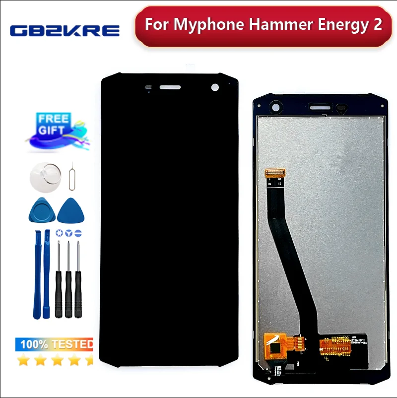 

New Original 5.5 Inch Touch Screen+1280x720 LCD Display Assembly Replacement For MyPhone Hammer Energy 2 Phone