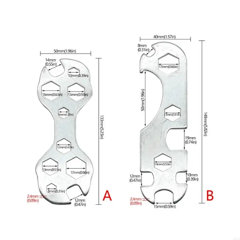 A2UD Multifunzionale Pieno fiori Mountain Bike Poroso Strumento riparazione riparazioni porose