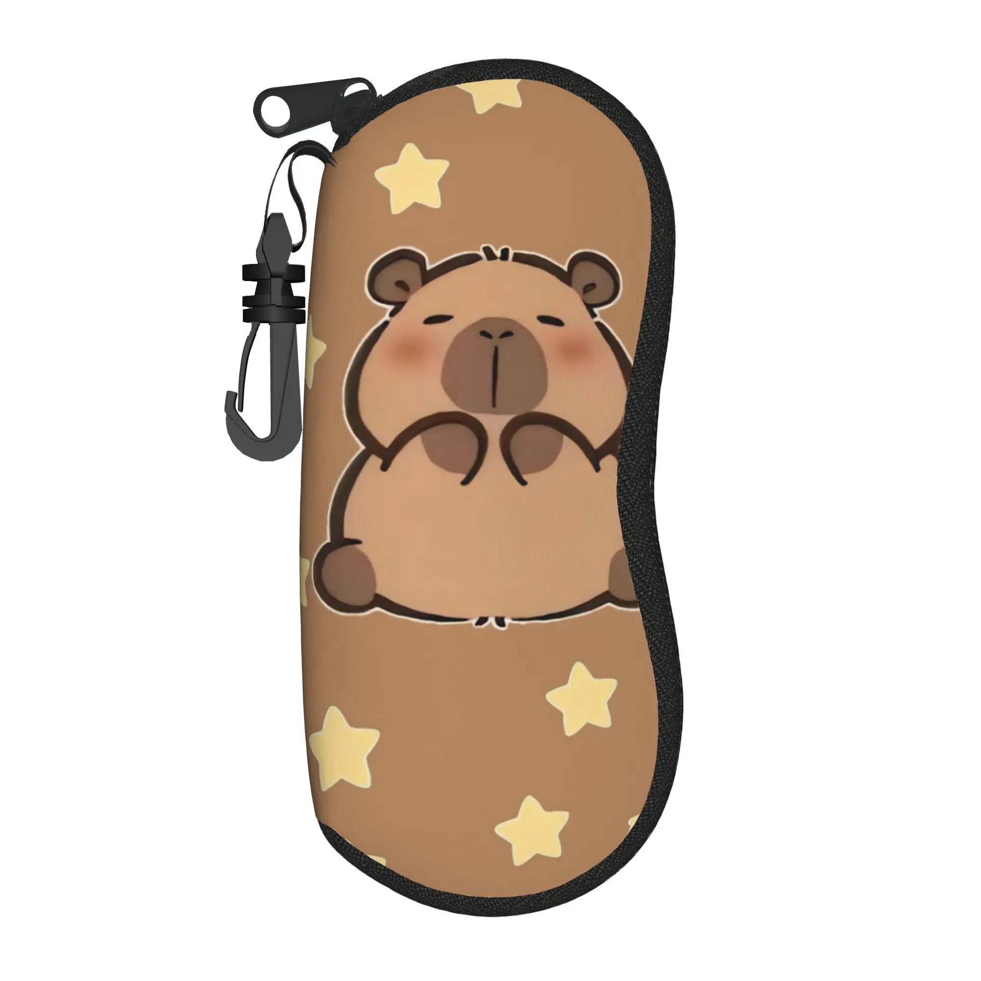 Capybara  Glasses Case  Sunglasses Case Pocket Classic Eyewear Accessory Custom Male Female Eyeglass Protector