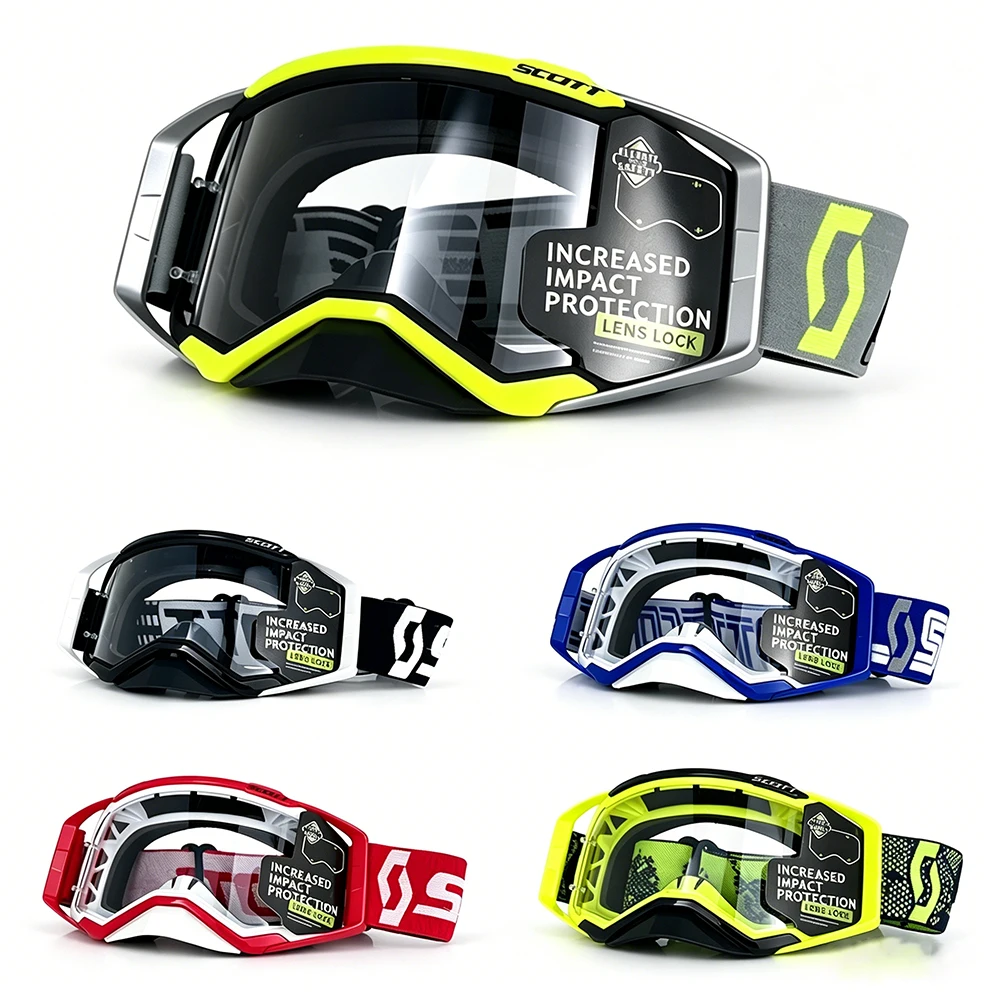 

Motorcycle Glasses HD Lens UV400 Protection Motorcross Goggles MTB ATV Windproof Dustproof Outdoor Cycling Glasses For Men