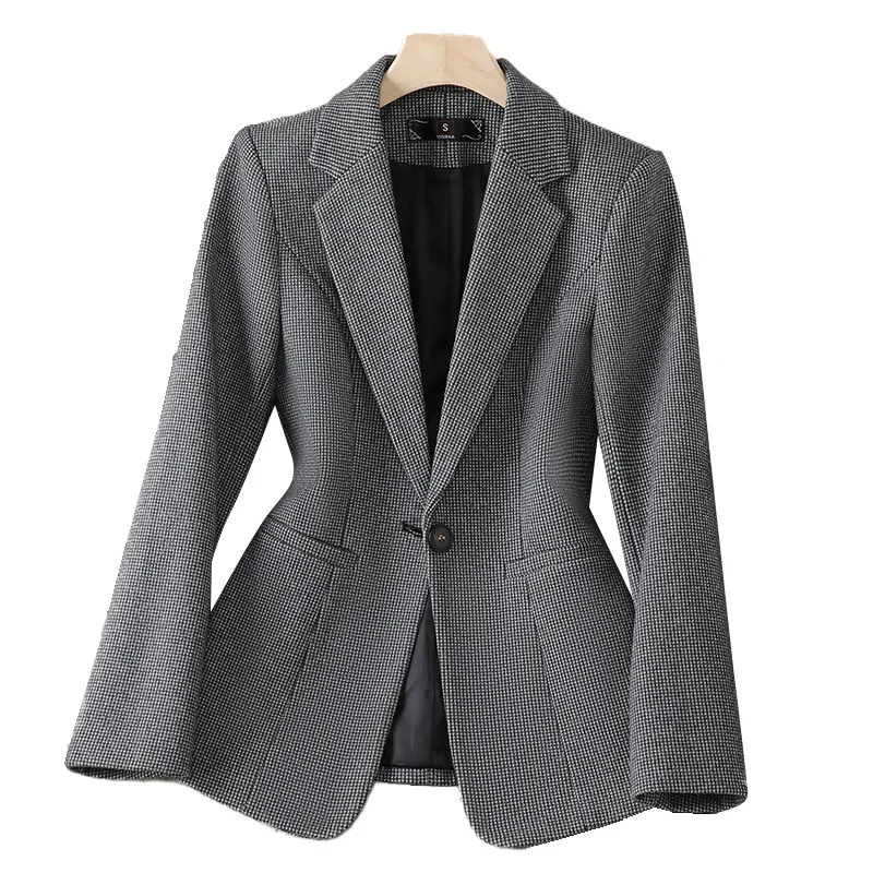 Neue Stilvolle Mode Anzug Casual frauen Langarm Professionelle Blazer Formale Jacke Workwear8825