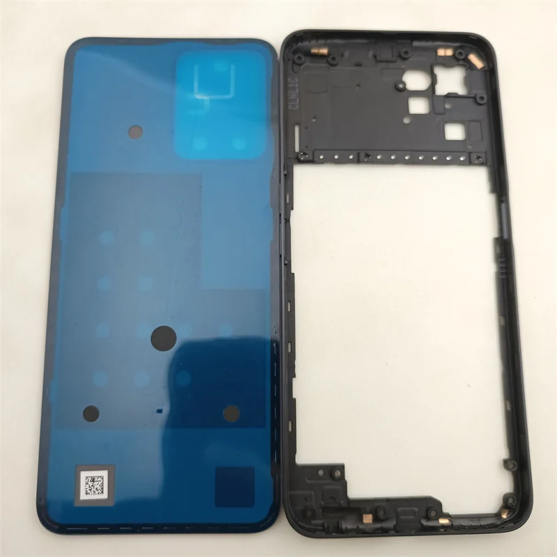 For Oppo Realme C35 RMX3511 Front Frame Middle Frame+Battery Cover Panel Rear Door Housing Replacement