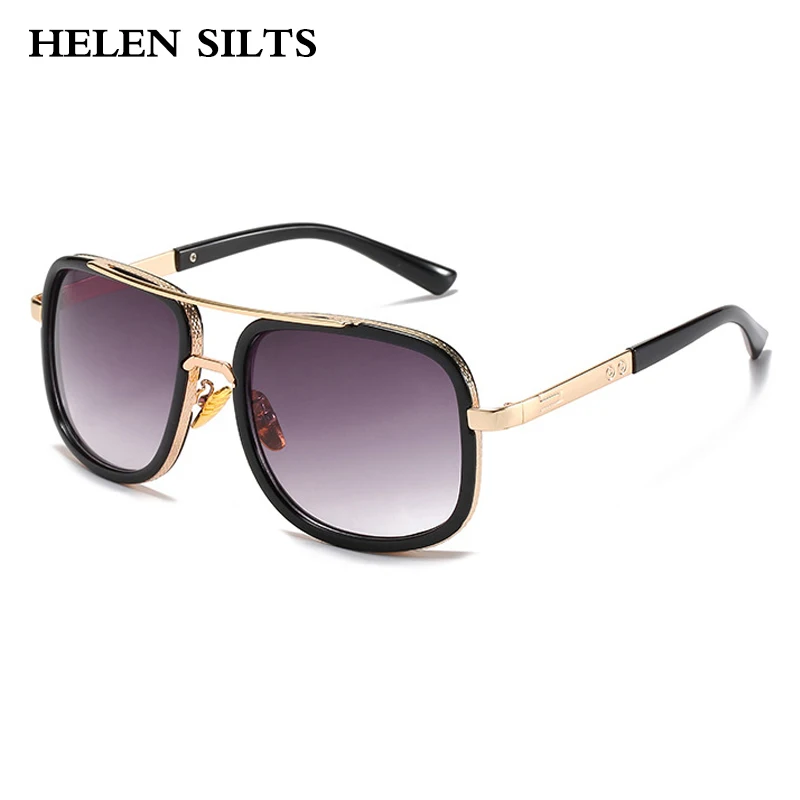 

Vintage Luxury Brand Designer Metal Sunglasses Women For Men Sun Glasses Steampunk Popular Square Trendy Shades UV400