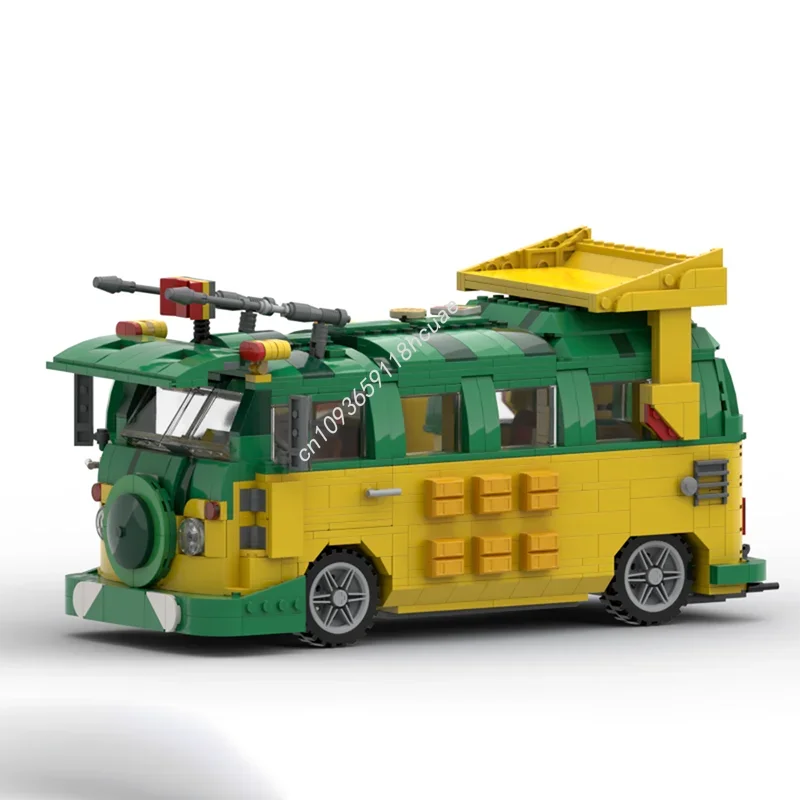 1482pcs MOC Teenage Mutant Ninjia Turtles Building Blocks Festival Gift Logical Thinking Resources Classroom