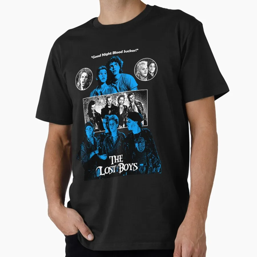 

Retro Horror Movie The Lost Boys David Vampires Everywhere Scary Halloween Gift t shirts Santa Carla graphic tops All size tops