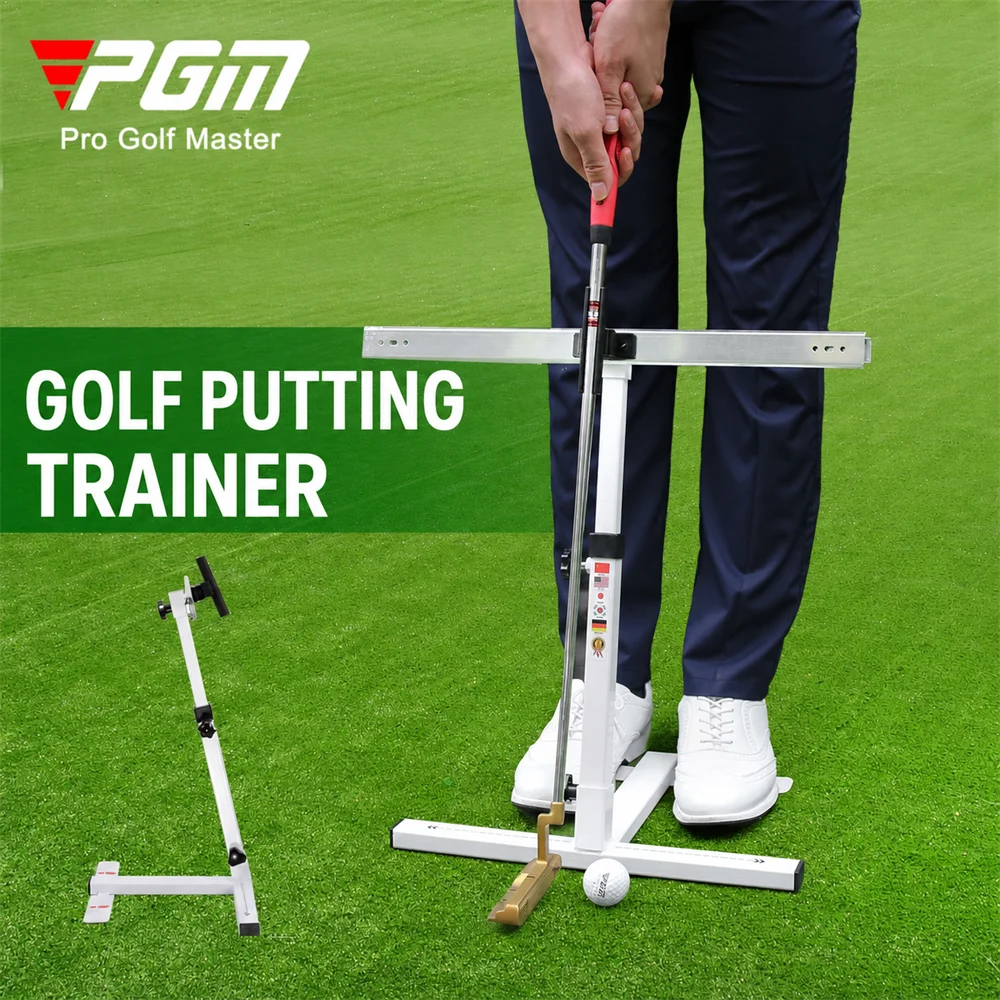 PGM JZQ009 Adjustable Golf Putting Trainer Parallel Stroke Guide Posture Correction Practice Teaching Aid