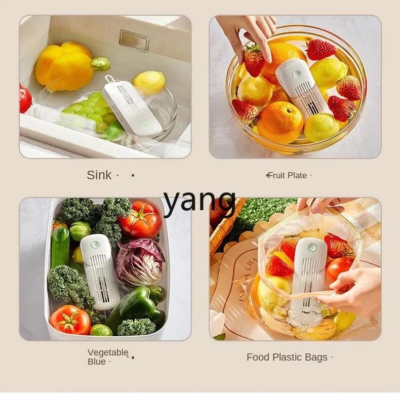 L'm'm Household Wireless Portable Vegetable Washing Fruit and Vegetable Purifier