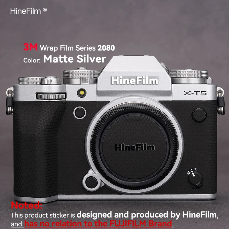 Hinefilm Skin for Fuji XT 5 Camera Stickers Decal Skin Wrap Cover for Fujifilm X-T5 Camera Sticker XT5 Anti Scratch Wrap Skin