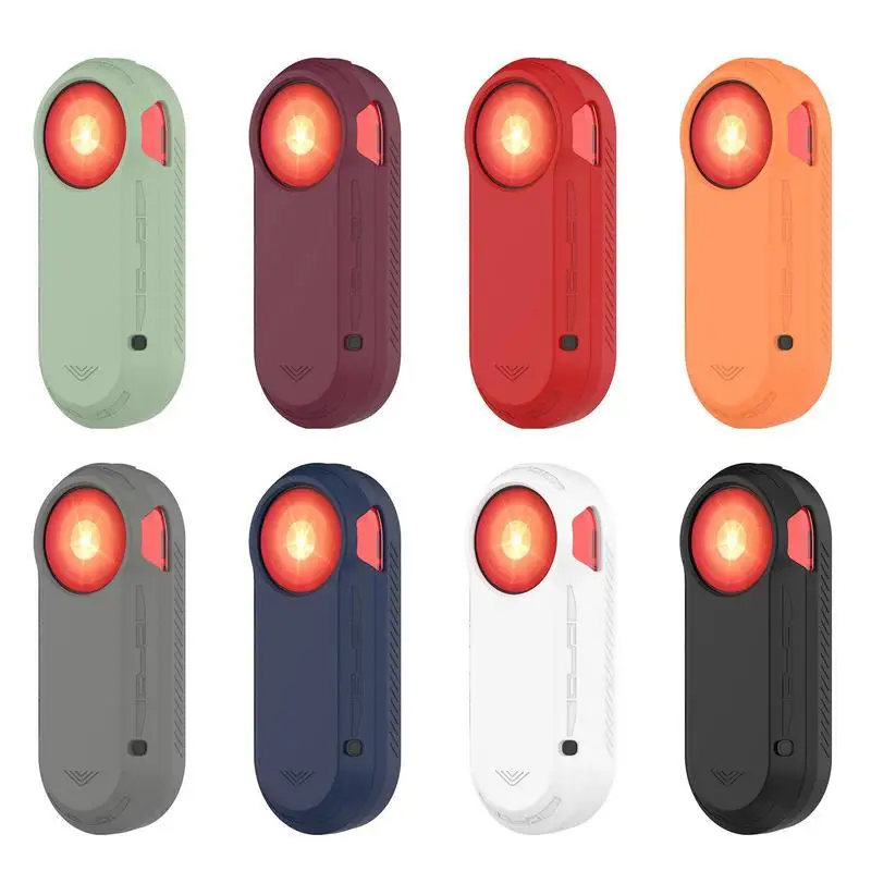 Penutup silikon untuk Garmin Varia RTL515 pelindung lampu belakang kamera lengan wadah tahan benturan penutup anti-debu yang dapat dicuci