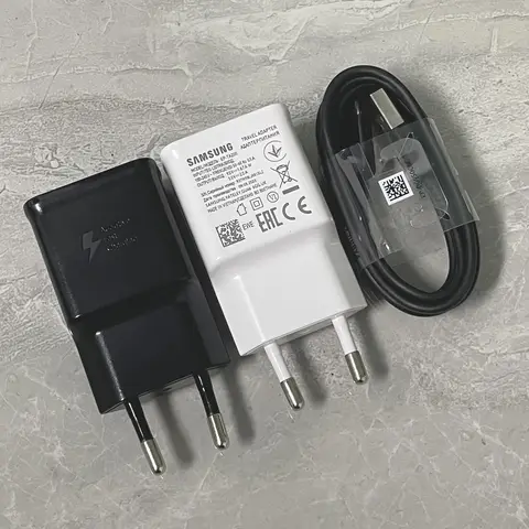 Samsung S10 15W Super Fast Charger Quick Power Adapter USB Type C Cable For Galaxy S8 S9 Plus A31 A30s A20s A13 A11 A04 A03 M31