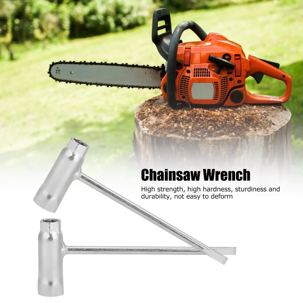 2SET Silver Chainsaw Wrench Kit Carburetor Adjustment Tool for Stihl Husqvarna 024 026 MS240 MS260 MS192T MS200T 028 031 032 view 4