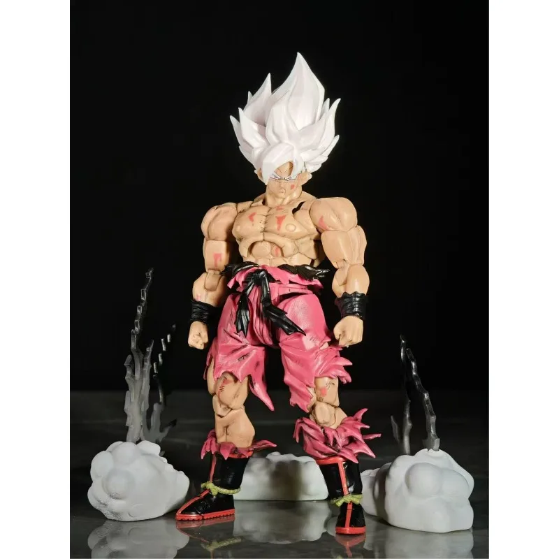 In Stock! N&T Studio Dragon Ball SHF Super Saiyan Weekly Magazine Color Goku Battle Damage3.0 Body Action Anime Figures Models view 6