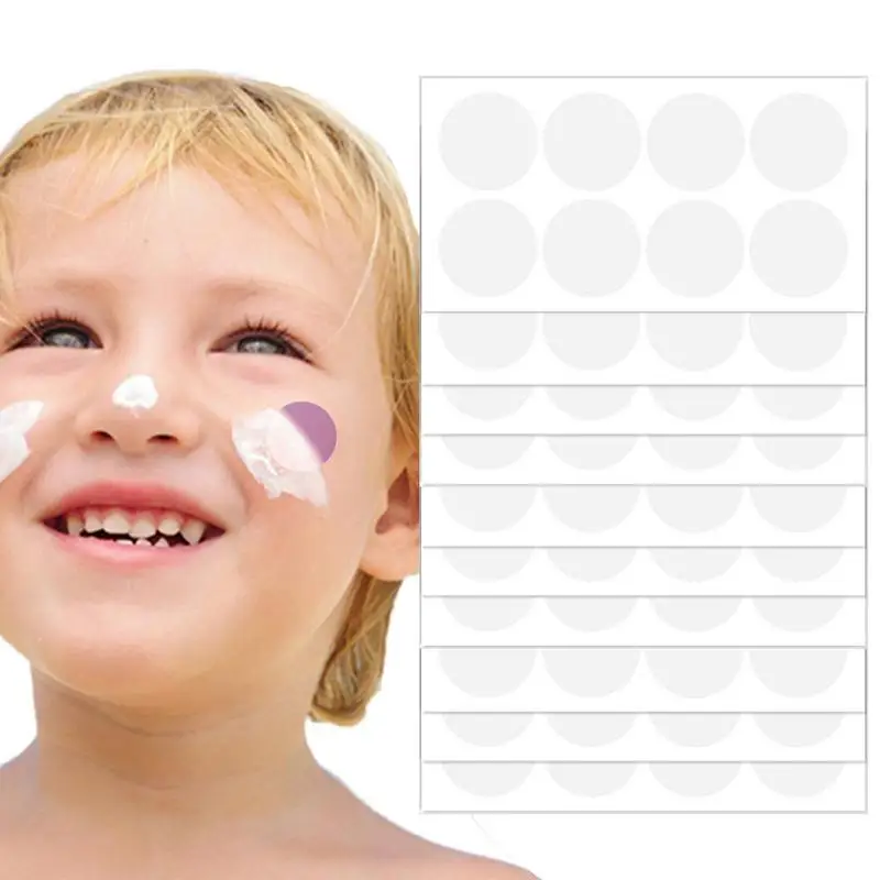 80pcs UV Detection Stickers UV color-changing sticker UV Stickers For Sunscreen Multi-Purpose UV Detecting Tool For Beaches